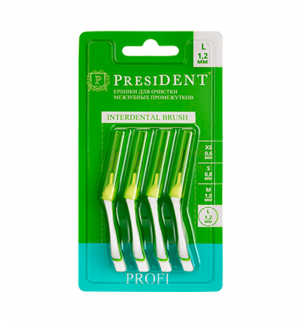ёршики межзубные PRESIDENT PROFI L арт.401306