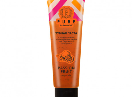 зубная паста PURE by PRESIDENT  Маракуйя 100 г