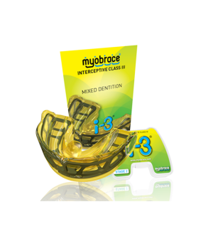 i-3Sy (i-3) Myobrace с каркасом Этап 2 при аномалиях III класса. SMALL / Желтый (MRC)